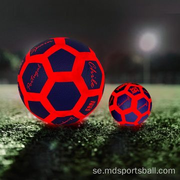 upplyst fotboll med LED